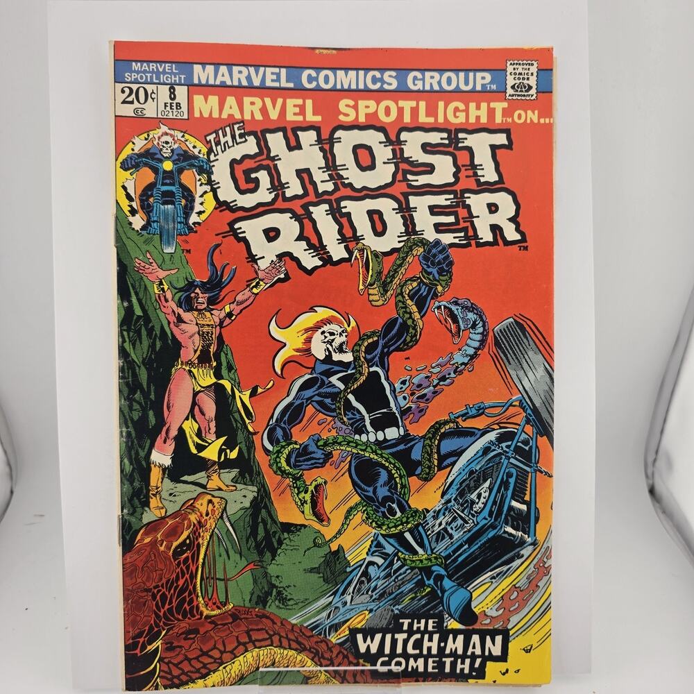 Marvel Spotlight #8 Ghost Rider Johnny Blaze Mike Ploog Art 1973